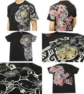 tシャツ トライバル桜 桑田佳祐モデル 和柄 半袖tee dw7824: 泥棒日記